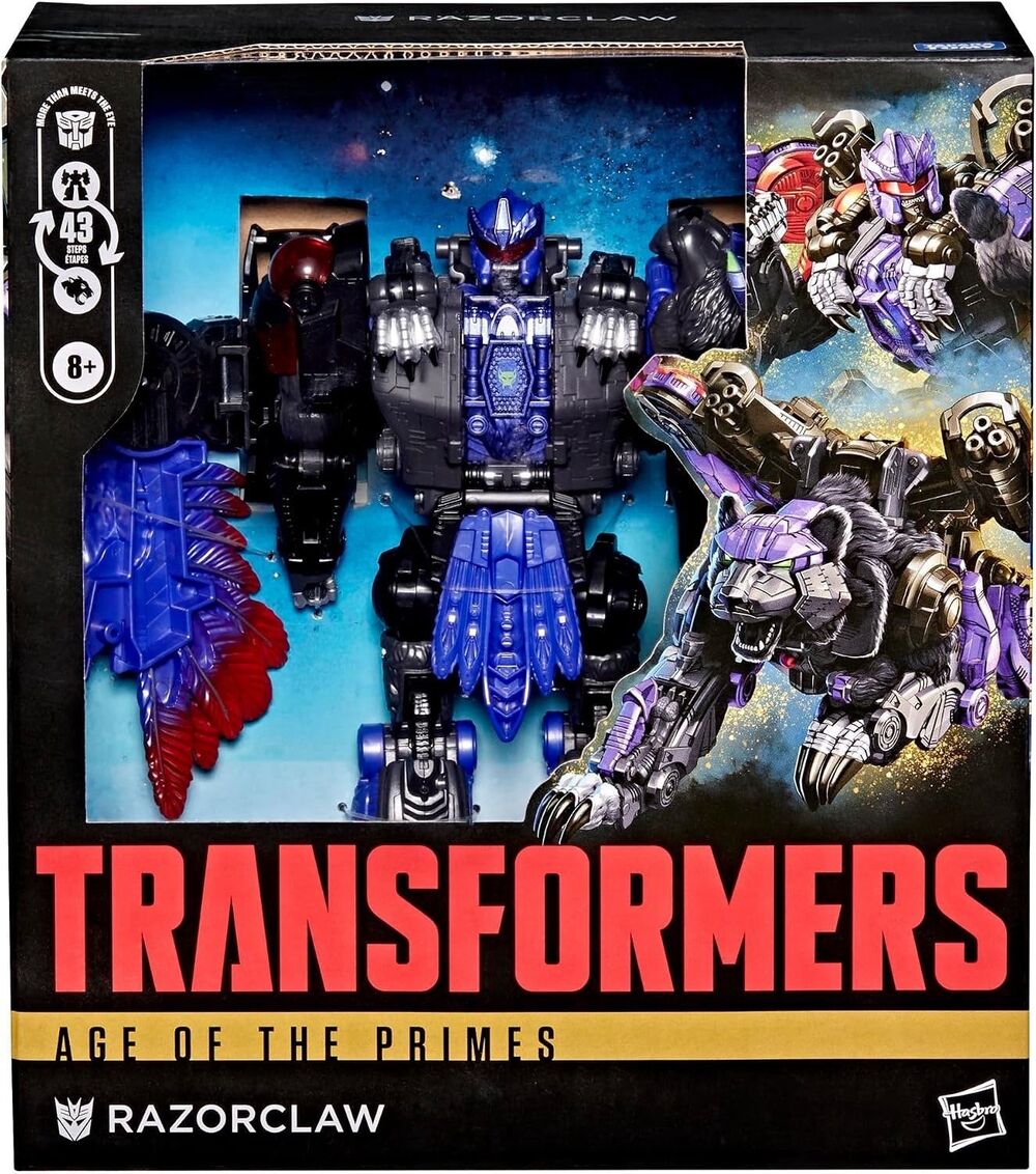 Transformers Age of the Primes Razorclaw, Leader Class 7.5-Inch